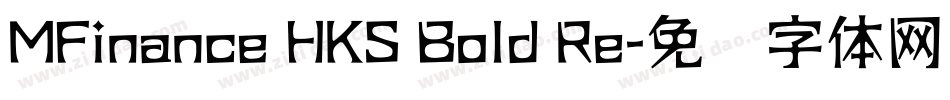 MFinance HKS Bold Re字体转换